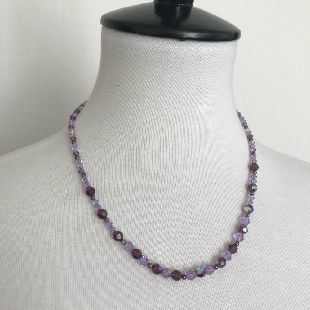 Genuine Swarovski Crystal Necklace + FREE Earrings